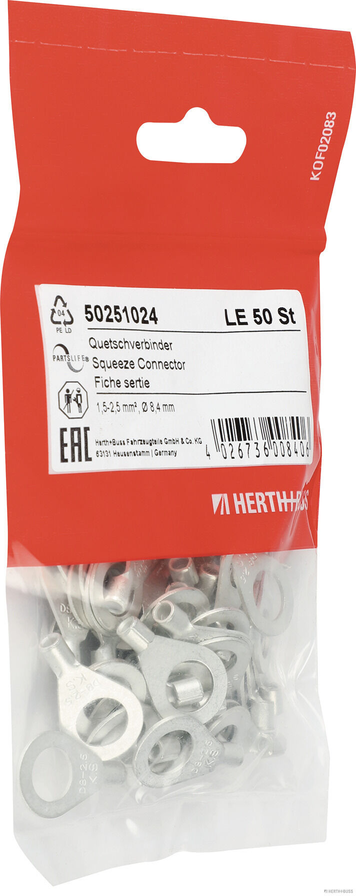 Herth+Buss Elparts Knijpverbinder 50251024