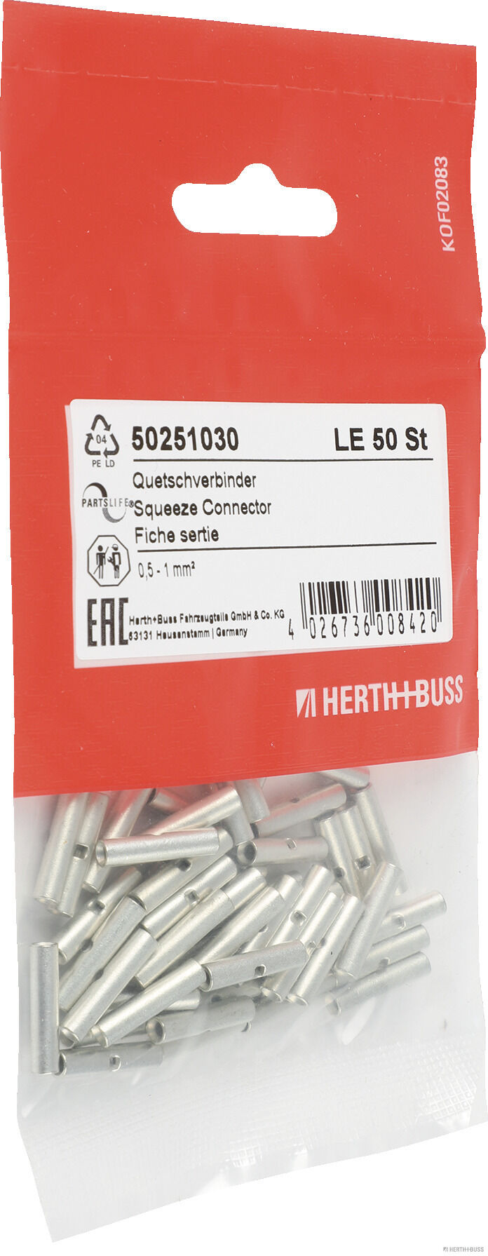 Herth+Buss Elparts Knijpverbinder 50251030