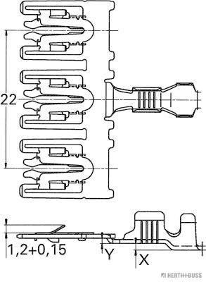 Herth+Buss Elparts Krimpverbinder 50251456
