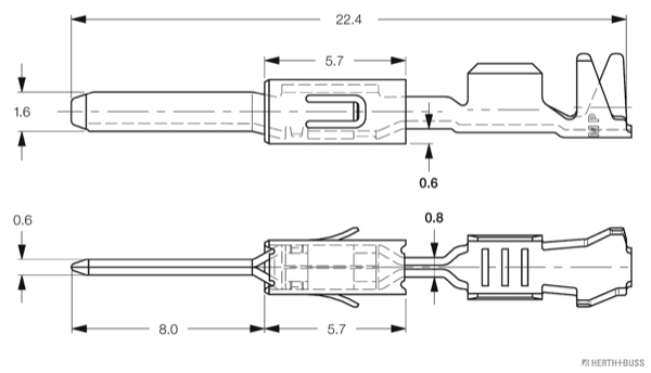 Herth+Buss Elparts Krimpverbinder 50251467