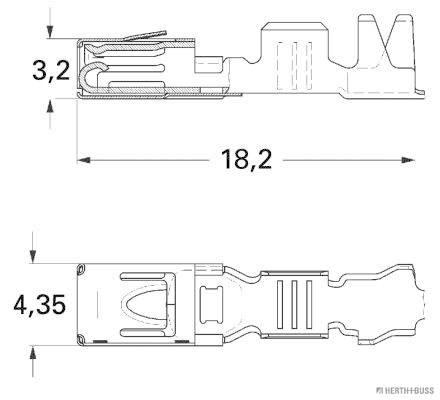 Herth+Buss Elparts Krimpverbinder 50251493