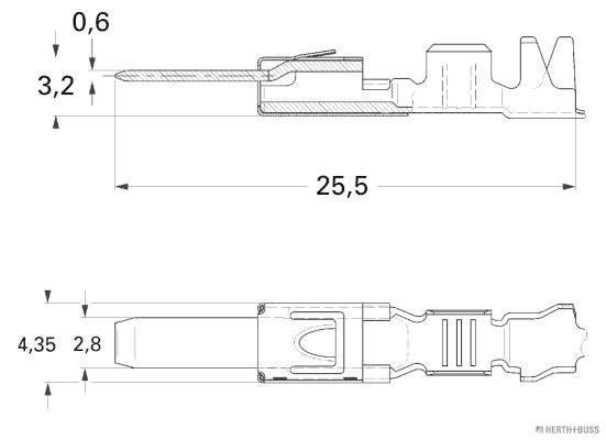 Herth+Buss Elparts Krimpverbinder 50251496