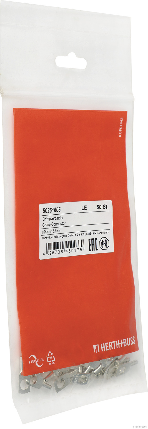 Herth+Buss Elparts Knijpverbinder 50251605