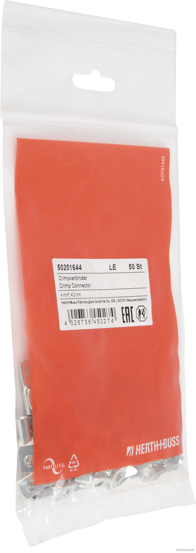 Herth+Buss Elparts Knijpverbinder 50251644