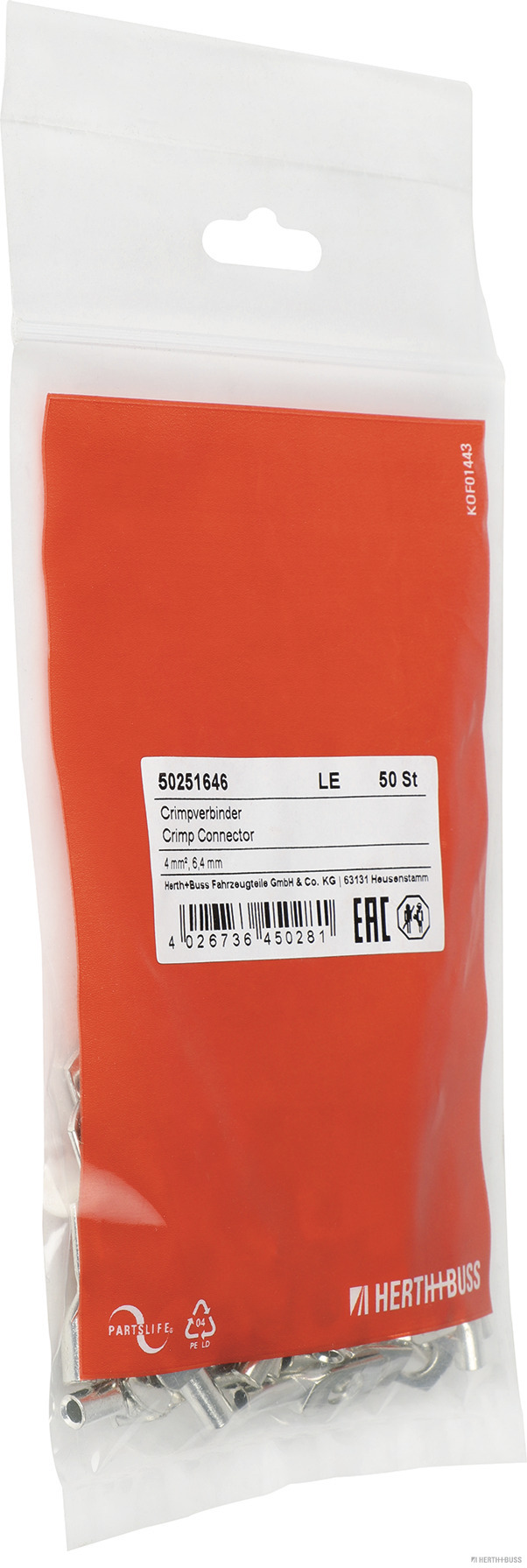 Herth+Buss Elparts Knijpverbinder 50251646