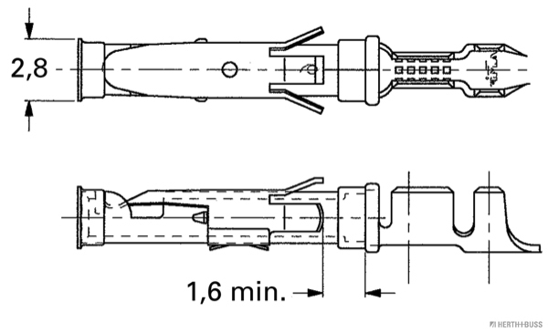 Herth+Buss Elparts Krimpverbinder 50251811