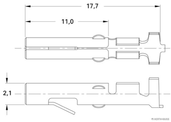 Herth+Buss Elparts Krimpverbinder 50251815