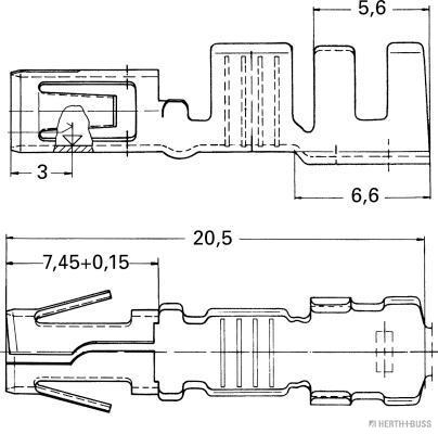 Herth+Buss Elparts Krimpverbinder 50251823
