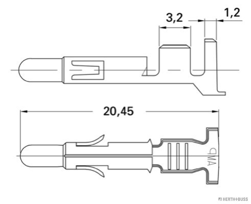 Herth+Buss Elparts Krimpverbinder 50251829