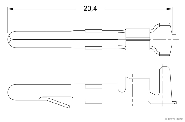 Herth+Buss Elparts Krimpverbinder 50251833