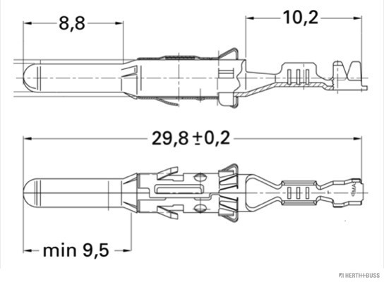 Herth+Buss Elparts Krimpverbinder 50251870
