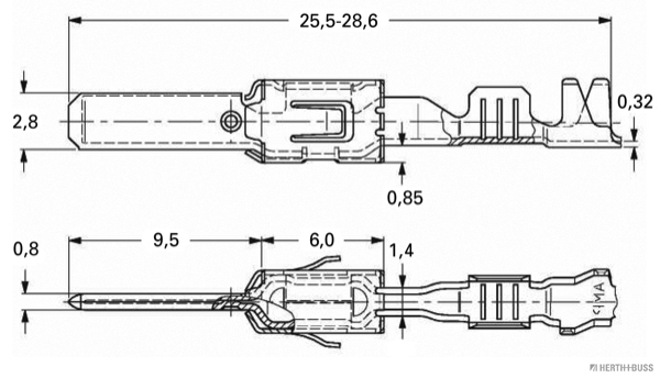 Herth+Buss Elparts Krimpverbinder 50251872