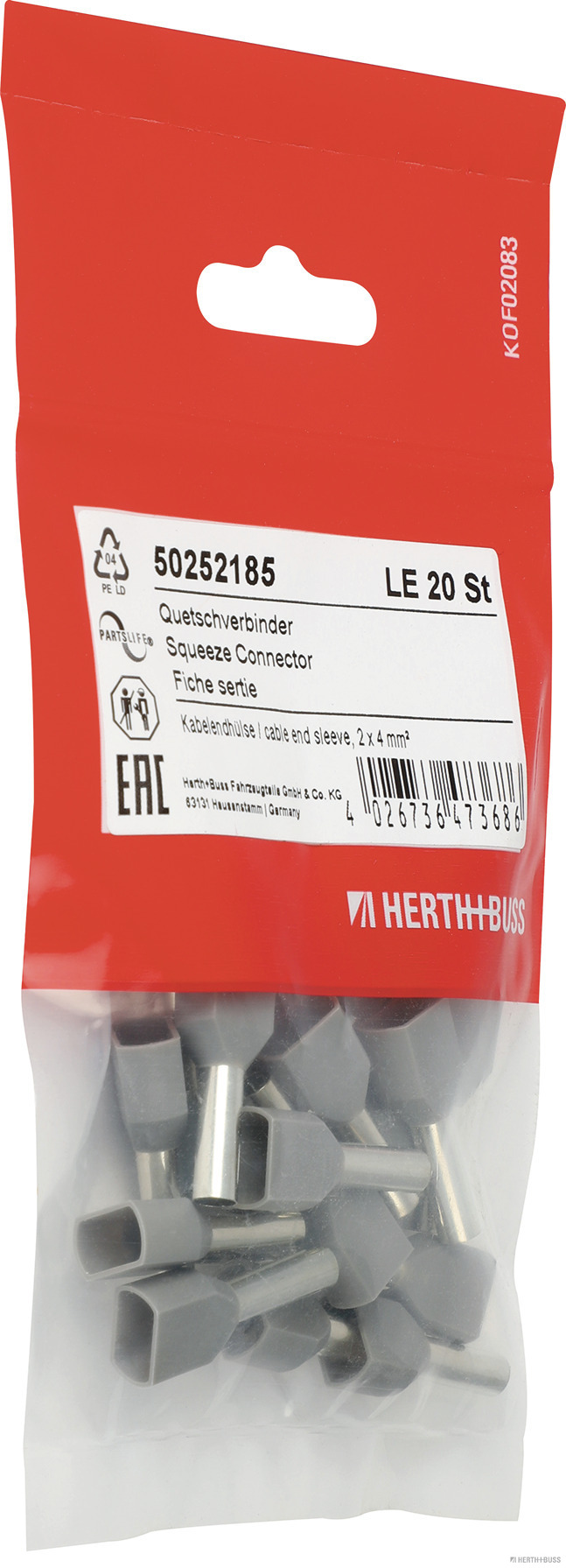 Herth+Buss Elparts Knijpverbinder 50252185