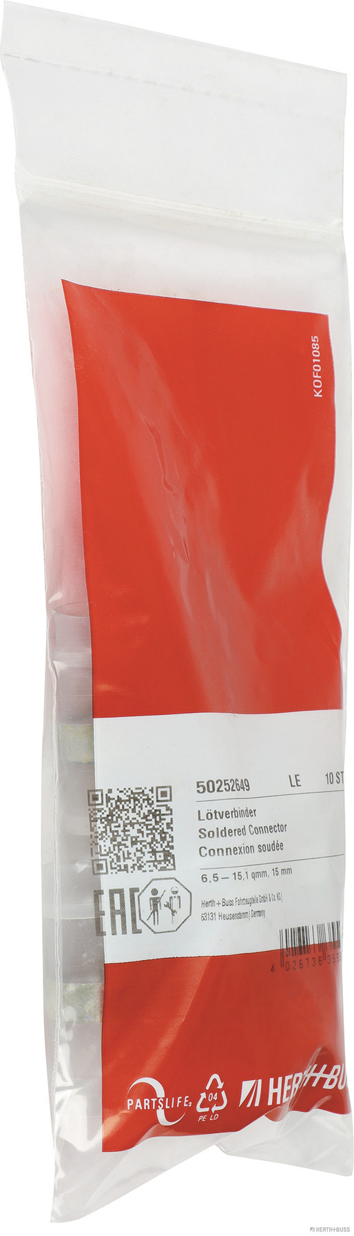 Herth+Buss Elparts Soldeerverbinder 50252649