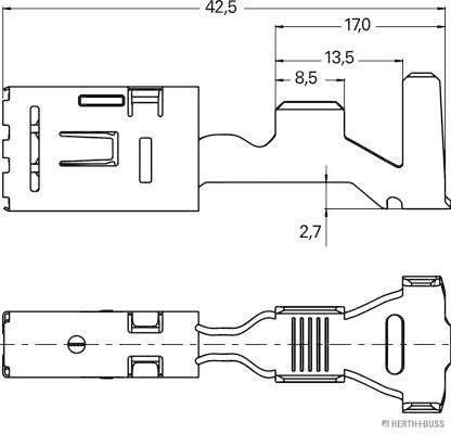 Herth+Buss Elparts Krimpverbinder 50253007