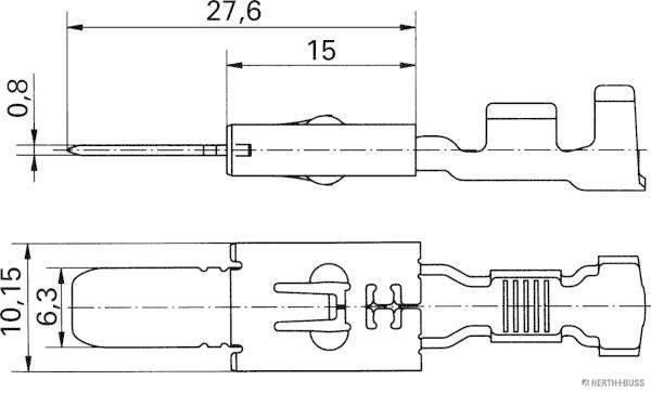 Herth+Buss Elparts Krimpverbinder 50253266