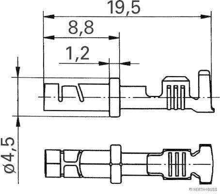 Herth+Buss Elparts Contactdoos 50253301