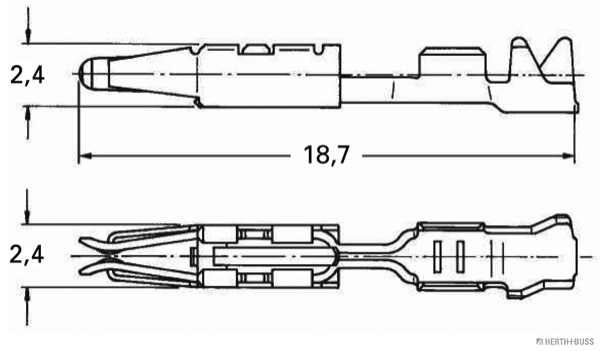 Herth+Buss Elparts Krimpverbinder 50253310