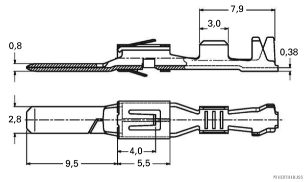 Herth+Buss Elparts Krimpverbinder 50253317
