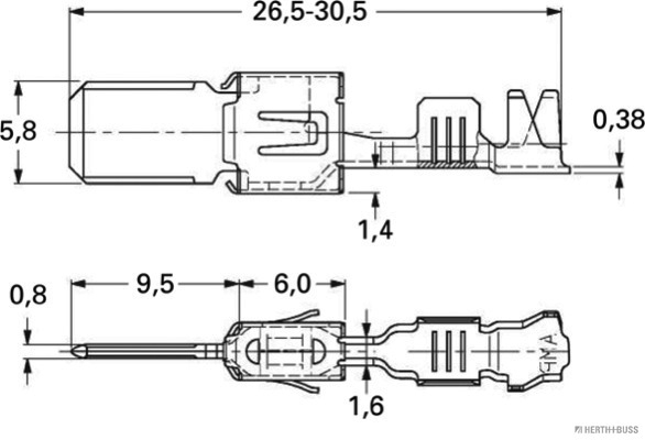 Herth+Buss Elparts Krimpverbinder 50253320
