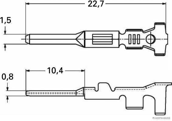 Herth+Buss Elparts Krimpverbinder 50253326088