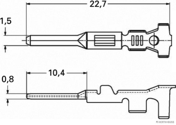Herth+Buss Elparts Krimpverbinder 50253326