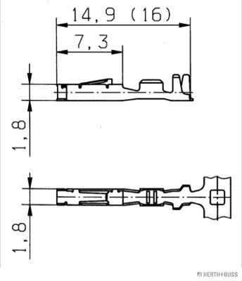 Herth+Buss Elparts Krimpverbinder 50253355