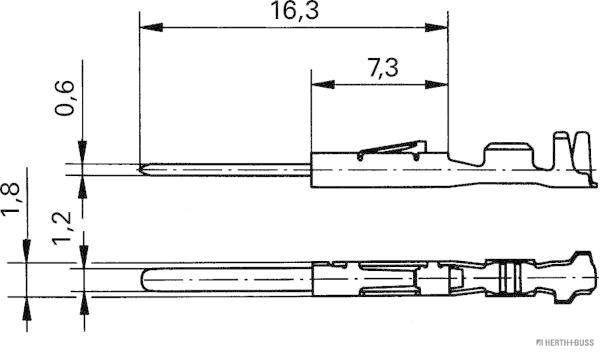 Herth+Buss Elparts Krimpverbinder 50253386