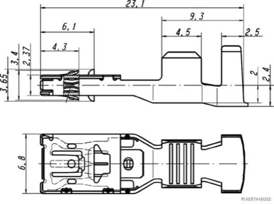 Herth+Buss Elparts Krimpverbinder 50253454