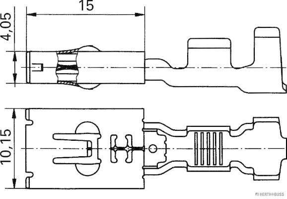 Herth+Buss Elparts Krimpverbinder 50253495