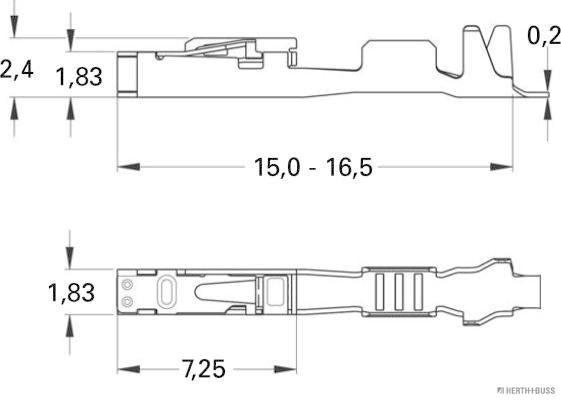 Herth+Buss Elparts Krimpverbinder 50253518