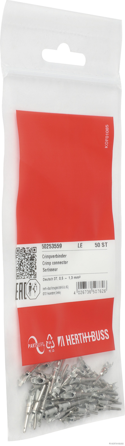 Herth+Buss Elparts Krimpverbinder 50253559