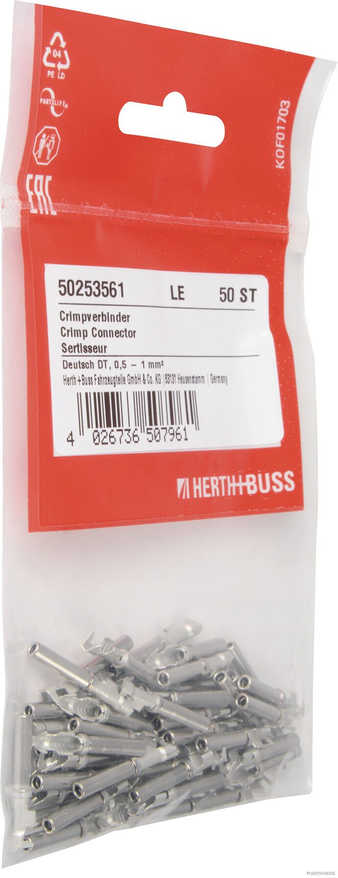 Herth+Buss Elparts Krimpverbinder 50253561