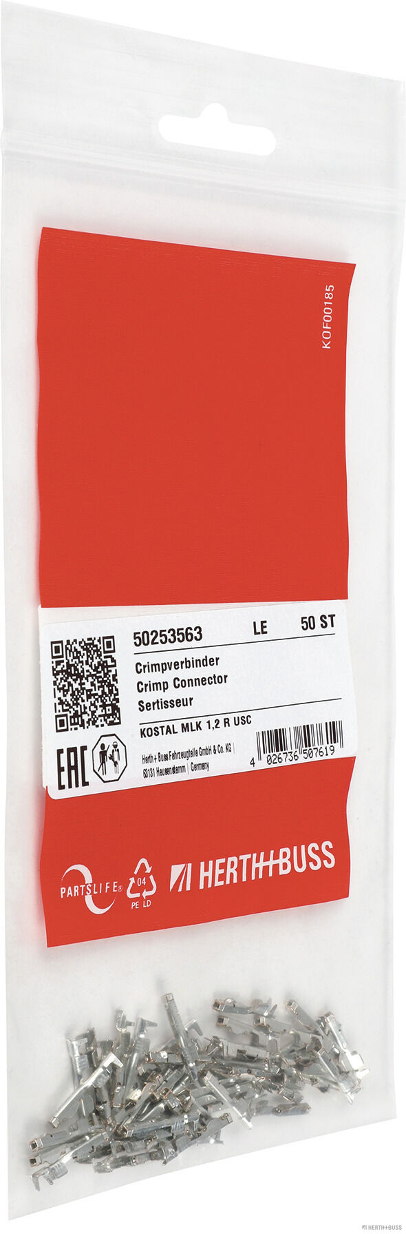 Herth+Buss Elparts Krimpverbinder 50253563