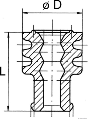 Herth+Buss Elparts Afdichtings- / beschermingsstop 50282013