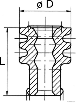 Herth+Buss Elparts Afdichtings- / beschermingsstop 50282063001