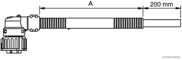 Herth+Buss Elparts Aansluitkabel, lampen 50290393