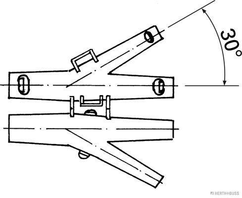 Herth+Buss Elparts Verbindings- / verdelerelement, pijpleidingen 50290488