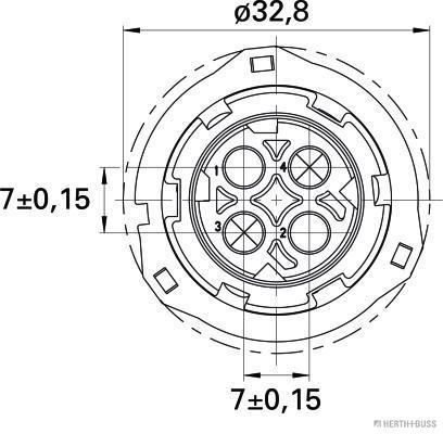 Herth+Buss Elparts Stekkerbehuizing 50290950