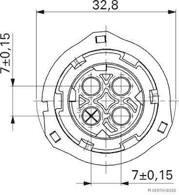Herth+Buss Elparts Stekkerbehuizing 50290951