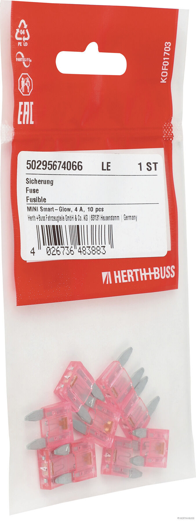 Herth+Buss Elparts Zekering 50295674066