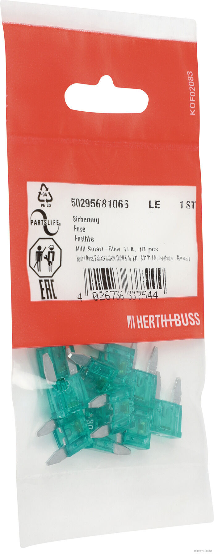 Herth+Buss Elparts Zekering 50295681066