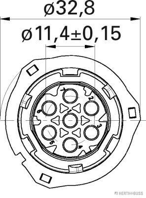 Herth+Buss Elparts Stekkerbehuizing 50390118