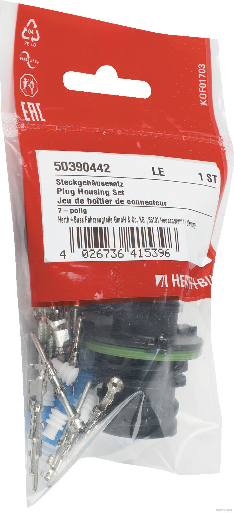 Herth+Buss Elparts Steekbehuizingsset 50390442