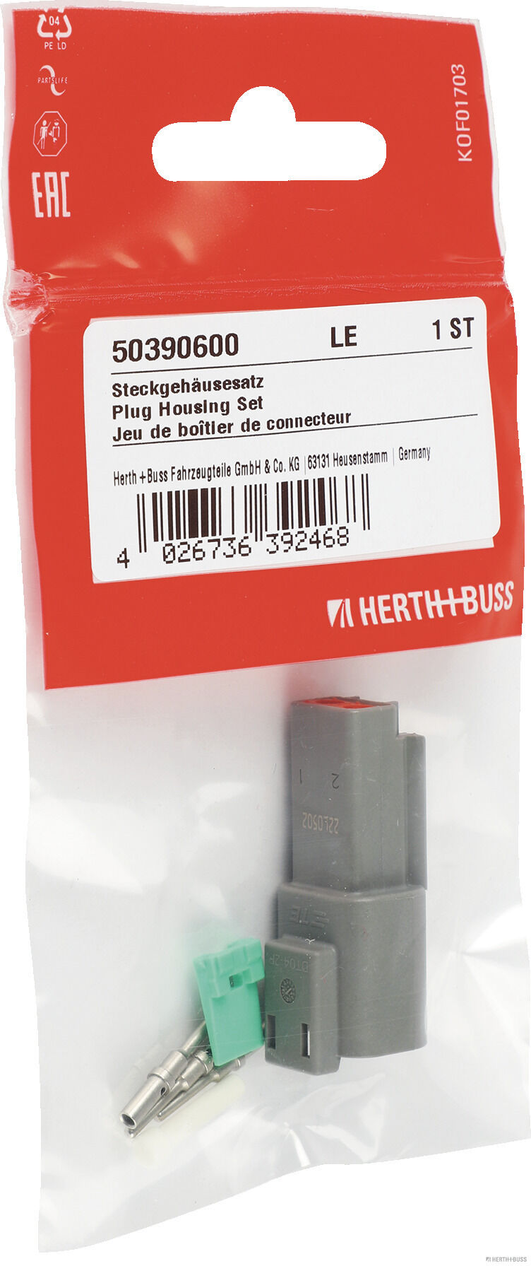 Herth+Buss Elparts Steekbehuizingsset 50390600