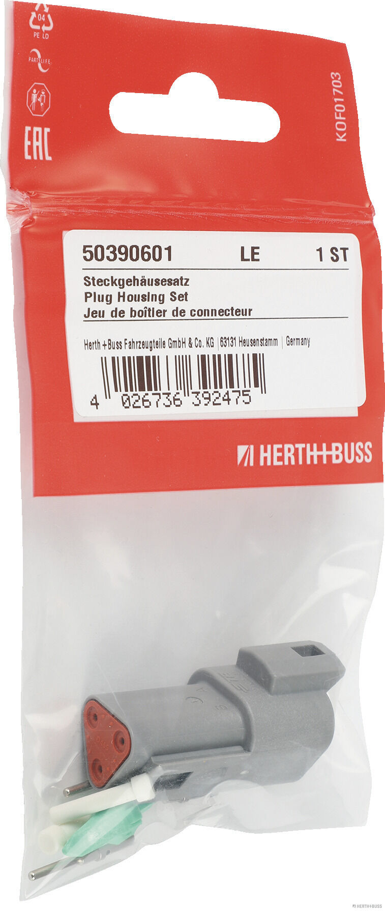 Herth+Buss Elparts Steekbehuizingsset 50390601