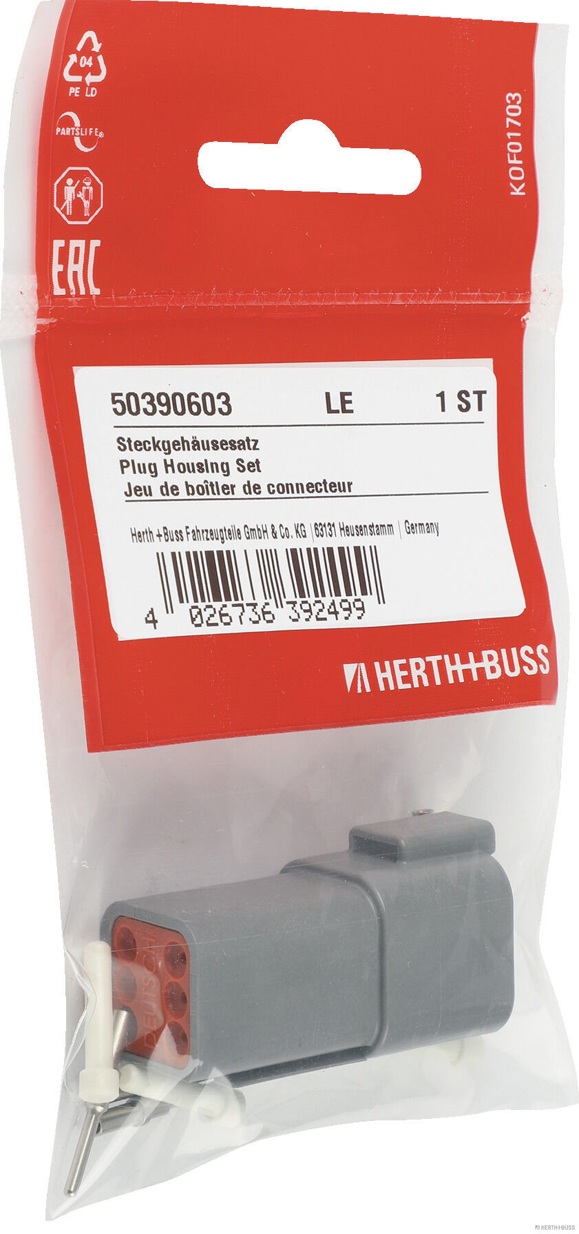 Herth+Buss Elparts Steekbehuizingsset 50390603