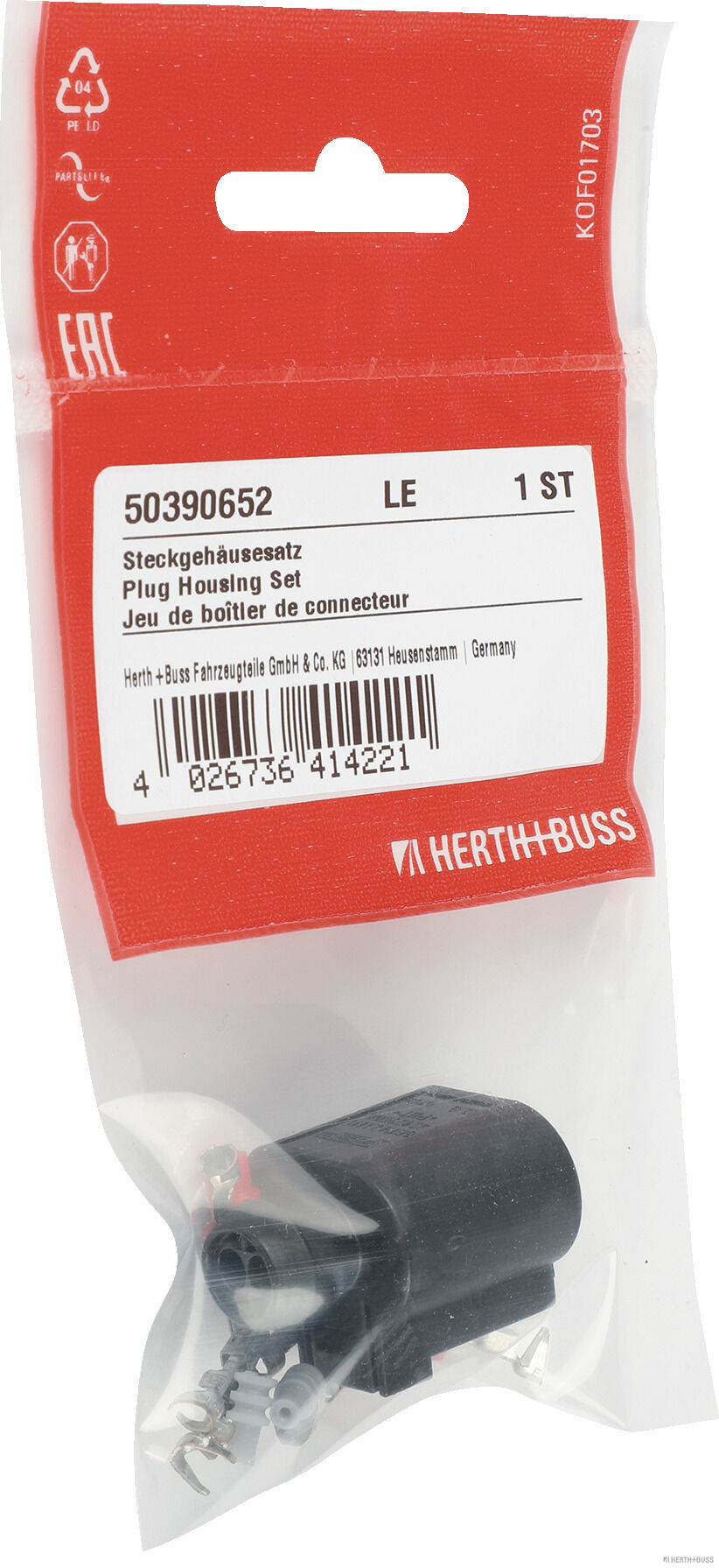 Herth+Buss Elparts Steekbehuizingsset 50390652