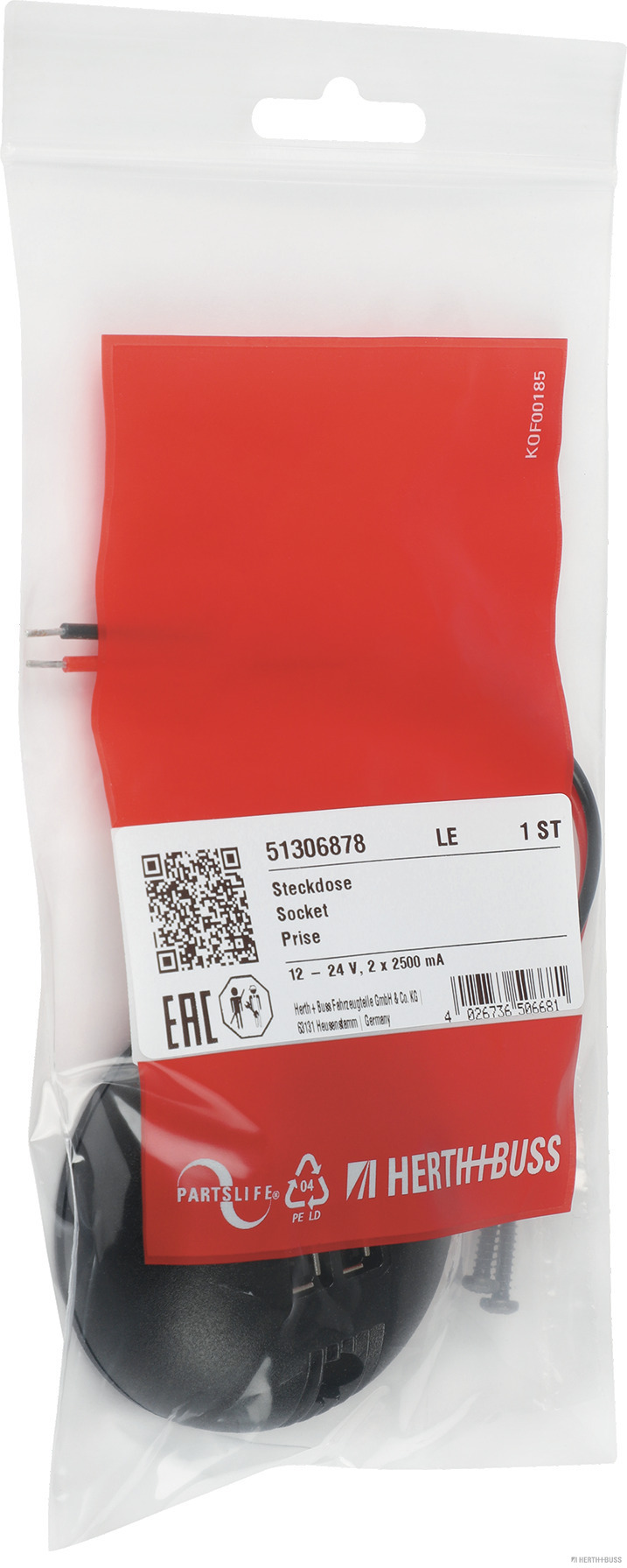 Herth+Buss Elparts Stekkerdoos 51306878