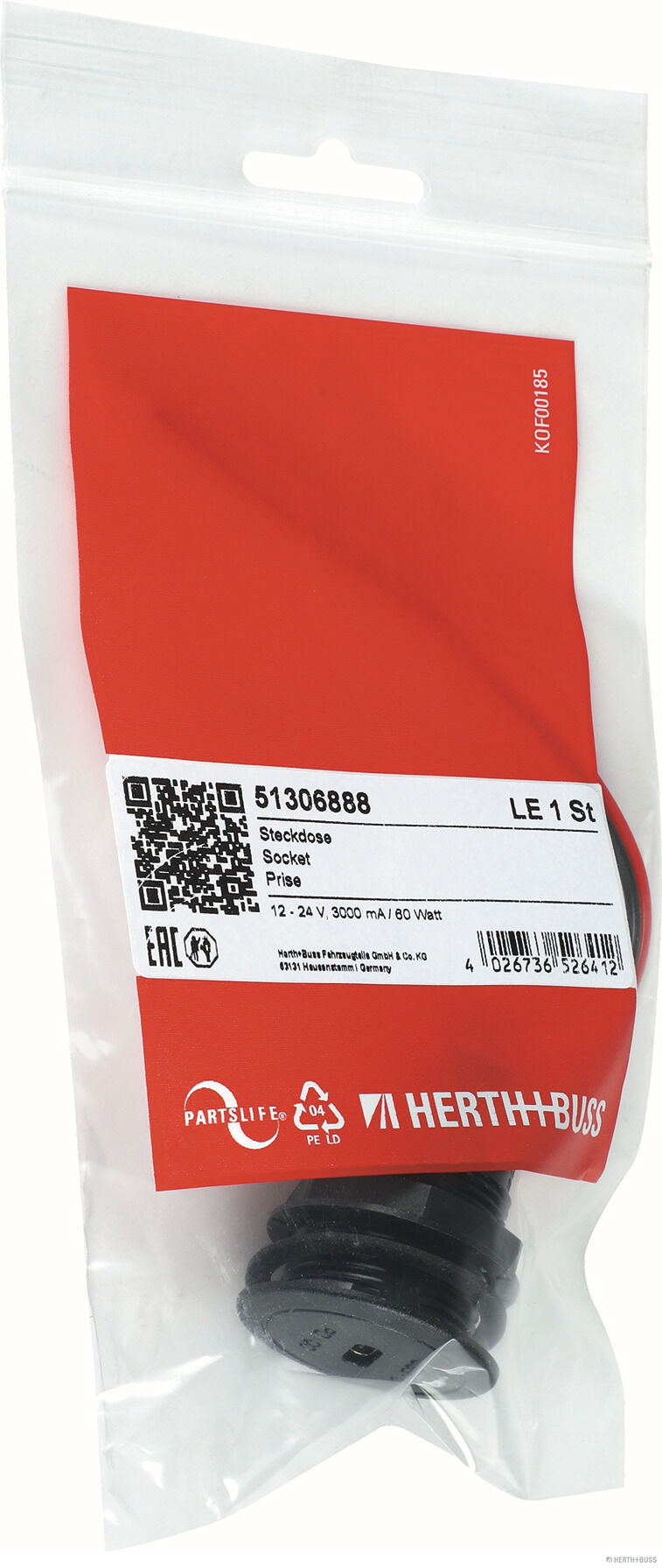 Herth+Buss Elparts Stekkerdoos 51306888